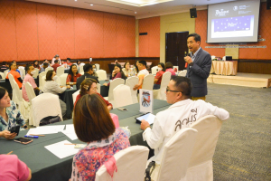 มรท. จัดอบรมหนึ่งวิสัยทัศน์ หนึ่งดวงใจ สานสัมพันธ์น้องพี่เทพสตรี สู่การพัฒนามหาวิทยาลัยที่ยั่งยืน รุ่นที่ 2