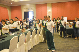 มรท. จัดอบรมหนึ่งวิสัยทัศน์ หนึ่งดวงใจ สานสัมพันธ์น้องพี่เทพสตรี สู่การพัฒนามหาวิทยาลัยที่ยั่งยืน รุ่นที่ 2