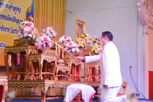 มรท. ร่วมพิธีเจริญพระพุทธมนต์เฉลิมพระเกียรติ พระบาทสมเด็จพระเจ้าอยู่หัว สมเด็จพระนางเจ้าสิริกิติ์ พระบรมราชินีนาถ พระบรมราชชนนีพันปีหลวง และสมเด็จพระนางเจ้าฯ พระบรมราชินี ประจำปี พ.ศ. 2566 ครั้งที่ 8