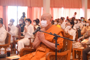 มรท. ร่วมพิธีเจริญพระพุทธมนต์เฉลิมพระเกียรติ พระบาทสมเด็จพระเจ้าอยู่หัว สมเด็จพระนางเจ้าสิริกิติ์ พระบรมราชินีนาถ พระบรมราชชนนีพันปีหลวง และสมเด็จพระนางเจ้าฯ พระบรมราชินี ประจำปี พ.ศ. 2566 ครั้งที่ 8