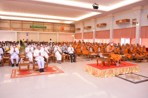 มรท. ร่วมพิธีเจริญพระพุทธมนต์เฉลิมพระเกียรติ พระบาทสมเด็จพระเจ้าอยู่หัว สมเด็จพระนางเจ้าสิริกิติ์ พระบรมราชินีนาถ พระบรมราชชนนีพันปีหลวง และสมเด็จพระนางเจ้าฯ พระบรมราชินี ประจำปี พ.ศ. 2566 ครั้งที่ 8