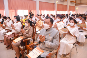 มรท. ร่วมพิธีเจริญพระพุทธมนต์เฉลิมพระเกียรติ พระบาทสมเด็จพระเจ้าอยู่หัว สมเด็จพระนางเจ้าสิริกิติ์ พระบรมราชินีนาถ พระบรมราชชนนีพันปีหลวง และสมเด็จพระนางเจ้าฯ พระบรมราชินี ประจำปี พ.ศ. 2566 ครั้งที่ 8