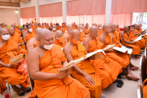 มรท. ร่วมพิธีเจริญพระพุทธมนต์เฉลิมพระเกียรติ พระบาทสมเด็จพระเจ้าอยู่หัว สมเด็จพระนางเจ้าสิริกิติ์ พระบรมราชินีนาถ พระบรมราชชนนีพันปีหลวง และสมเด็จพระนางเจ้าฯ พระบรมราชินี ประจำปี พ.ศ. 2566 ครั้งที่ 8