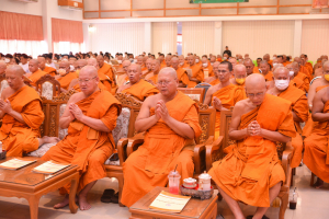 มรท. ร่วมพิธีเจริญพระพุทธมนต์เฉลิมพระเกียรติ พระบาทสมเด็จพระเจ้าอยู่หัว สมเด็จพระนางเจ้าสิริกิติ์ พระบรมราชินีนาถ พระบรมราชชนนีพันปีหลวง และสมเด็จพระนางเจ้าฯ พระบรมราชินี ประจำปี พ.ศ. 2566 ครั้งที่ 8