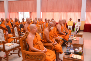 มรท. ร่วมพิธีเจริญพระพุทธมนต์เฉลิมพระเกียรติ พระบาทสมเด็จพระเจ้าอยู่หัว สมเด็จพระนางเจ้าสิริกิติ์ พระบรมราชินีนาถ พระบรมราชชนนีพันปีหลวง และสมเด็จพระนางเจ้าฯ พระบรมราชินี ประจำปี พ.ศ. 2566 ครั้งที่ 8