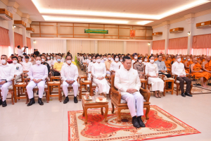 มรท. ร่วมพิธีเจริญพระพุทธมนต์เฉลิมพระเกียรติ พระบาทสมเด็จพระเจ้าอยู่หัว สมเด็จพระนางเจ้าสิริกิติ์ พระบรมราชินีนาถ พระบรมราชชนนีพันปีหลวง และสมเด็จพระนางเจ้าฯ พระบรมราชินี ประจำปี พ.ศ. 2566 ครั้งที่ 8