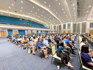 การประชุมบุคลากร มรท. ในรูปแบบการประชุมระบบ Hybrid Meeting เพื่อเตรียมการจัดการศึกษา ภาคการศึกษาที่ 2 ปีการศึกษา 2566
