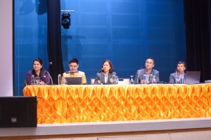 การประชุมบุคลากร มรท. ในรูปแบบการประชุมระบบ Hybrid Meeting เพื่อเตรียมการจัดการศึกษา ภาคการศึกษาที่ 2 ปีการศึกษา 2566
