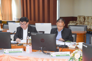 การประชุมทบทวนประกาศสภามหาวิทยาลัยราชภัฏเทพสตรีฯ