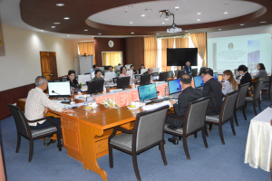 การประชุมทบทวนประกาศสภามหาวิทยาลัยราชภัฏเทพสตรีฯ