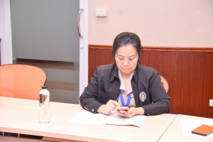 การประชุม คกก.จัดงานราตรีคืนสู่เหย้าชาวเทพสตรีฯ