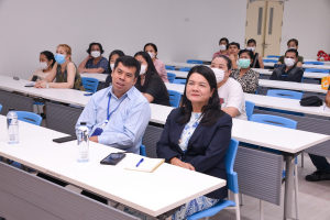 การประชุมผู้ประกอบการร้านค้า มรท. เพื่อชี้แจงการจัดเก็บอัตราค่าไฟฟ้า