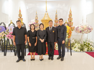 มรท. ร่วมพิธีสวดพระอภิธรรม ศ.ดร.วิจิตร ศรีสอ้าน