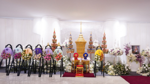มรท. ร่วมพิธีสวดพระอภิธรรม ศ.ดร.วิจิตร ศรีสอ้าน