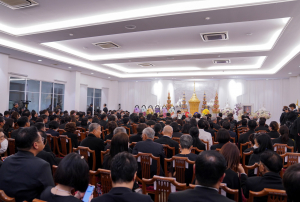 มรท. ร่วมพิธีสวดพระอภิธรรม ศ.ดร.วิจิตร ศรีสอ้าน