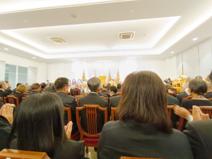 มรท. ร่วมพิธีสวดพระอภิธรรม ศ.ดร.วิจิตร ศรีสอ้าน