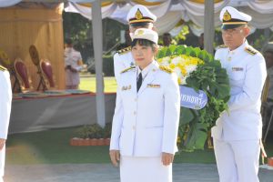 มรท. ร่วมพิธีบำเพ็ญกุศลถวายเป็นพระราชกุศล เนื่องในวันนวมินทรมหาราช ณ ศูนย์การทหารปืนใหญ่