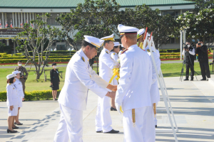 มรท. ร่วมพิธีบำเพ็ญกุศลถวายเป็นพระราชกุศล เนื่องในวันนวมินทรมหาราช ณ ศูนย์การทหารปืนใหญ่