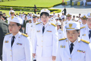 มรท. ร่วมพิธีบำเพ็ญกุศลถวายเป็นพระราชกุศล เนื่องในวันนวมินทรมหาราช ณ ศูนย์การทหารปืนใหญ่