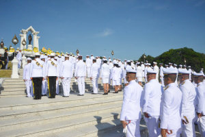 มรท. ร่วมพิธีบำเพ็ญกุศลถวายเป็นพระราชกุศล เนื่องในวันนวมินทรมหาราช ณ ศูนย์การทหารปืนใหญ่