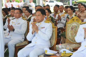 มรท. ร่วมพิธีบำเพ็ญกุศลถวายเป็นพระราชกุศล เนื่องในวันนวมินทรมหาราช ณ ศูนย์การทหารปืนใหญ่