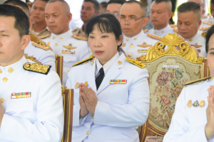 มรท. ร่วมพิธีบำเพ็ญกุศลถวายเป็นพระราชกุศล เนื่องในวันนวมินทรมหาราช ณ ศูนย์การทหารปืนใหญ่