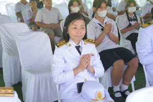 มรท. ร่วมพิธีบำเพ็ญกุศลถวายเป็นพระราชกุศล เนื่องในวันนวมินทรมหาราช ณ ศูนย์การทหารปืนใหญ่