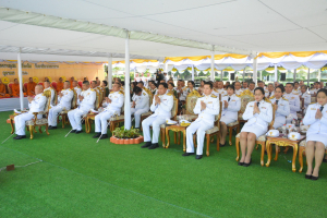 มรท. ร่วมพิธีบำเพ็ญกุศลถวายเป็นพระราชกุศล เนื่องในวันนวมินทรมหาราช ณ ศูนย์การทหารปืนใหญ่