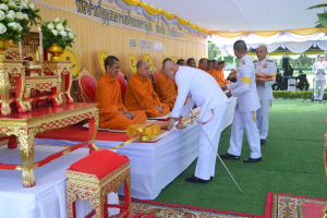 มรท. ร่วมพิธีบำเพ็ญกุศลถวายเป็นพระราชกุศล เนื่องในวันนวมินทรมหาราช ณ ศูนย์การทหารปืนใหญ่