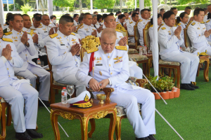 มรท. ร่วมพิธีบำเพ็ญกุศลถวายเป็นพระราชกุศล เนื่องในวันนวมินทรมหาราช ณ ศูนย์การทหารปืนใหญ่
