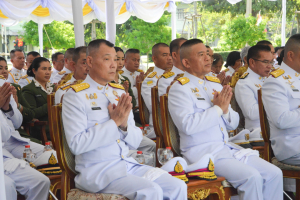 มรท. ร่วมพิธีบำเพ็ญกุศลถวายเป็นพระราชกุศล เนื่องในวันนวมินทรมหาราช ณ ศูนย์การทหารปืนใหญ่