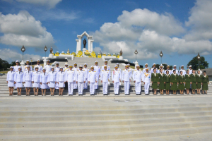 มรท. ร่วมพิธีบำเพ็ญกุศลถวายเป็นพระราชกุศล เนื่องในวันนวมินทรมหาราช ณ ศูนย์การทหารปืนใหญ่