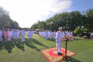 มรท. ร่วมพิธีถวายพวงมาลาสักการะเนื่องในวันคล้ายวันสวรรคต รัชกาลที่ 5