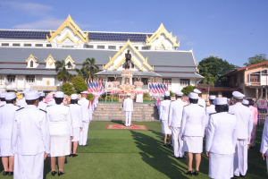 มรท. ร่วมพิธีถวายพวงมาลาสักการะเนื่องในวันคล้ายวันสวรรคต รัชกาลที่ 5