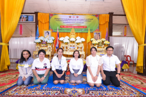 มรท. ร่วมพิธีเจริญพระพุทธมนต์เฉลิมพระเกียรติ พระบาทสมเด็จพระเจ้าอยู่หัว สมเด็จพระนางเจ้าสิริกิติ์ พระบรมราชินีนาถ พระบรมราชชนนีพันปีหลวง และสมเด็จพระนางเจ้าฯ พระบรมราชินี ประจำปี พ.ศ. 2566 ครั้งที่ 9