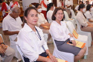 มรท. ร่วมพิธีเจริญพระพุทธมนต์เฉลิมพระเกียรติ พระบาทสมเด็จพระเจ้าอยู่หัว สมเด็จพระนางเจ้าสิริกิติ์ พระบรมราชินีนาถ พระบรมราชชนนีพันปีหลวง และสมเด็จพระนางเจ้าฯ พระบรมราชินี ประจำปี พ.ศ. 2566 ครั้งที่ 9