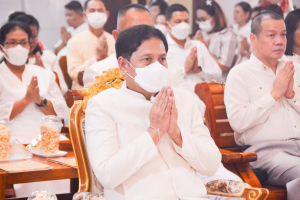 มรท. ร่วมพิธีเจริญพระพุทธมนต์เฉลิมพระเกียรติ พระบาทสมเด็จพระเจ้าอยู่หัว สมเด็จพระนางเจ้าสิริกิติ์ พระบรมราชินีนาถ พระบรมราชชนนีพันปีหลวง และสมเด็จพระนางเจ้าฯ พระบรมราชินี ประจำปี พ.ศ. 2566 ครั้งที่ 9