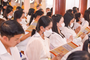 มรท. ร่วมพิธีเจริญพระพุทธมนต์เฉลิมพระเกียรติ พระบาทสมเด็จพระเจ้าอยู่หัว สมเด็จพระนางเจ้าสิริกิติ์ พระบรมราชินีนาถ พระบรมราชชนนีพันปีหลวง และสมเด็จพระนางเจ้าฯ พระบรมราชินี ประจำปี พ.ศ. 2566 ครั้งที่ 9
