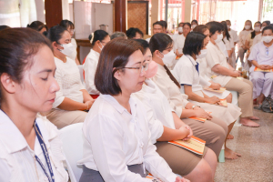 มรท. ร่วมพิธีเจริญพระพุทธมนต์เฉลิมพระเกียรติ พระบาทสมเด็จพระเจ้าอยู่หัว สมเด็จพระนางเจ้าสิริกิติ์ พระบรมราชินีนาถ พระบรมราชชนนีพันปีหลวง และสมเด็จพระนางเจ้าฯ พระบรมราชินี ประจำปี พ.ศ. 2566 ครั้งที่ 9