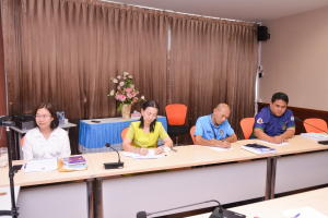 อธิการบดี และรองอธิการบดีฝ่ายกิจการนักศึกษาฯ ประชุมร่วมกับผู้บริหารและบุคลากรของสำนักศิลปะและวัฒนธรรม และ กองพัฒนานักศึกษา สำนักงานอธิการบดี
