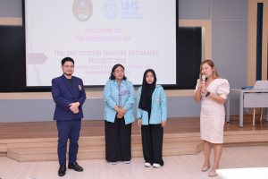 การปฐมนิเทศ นศ.ฝึกประสบการณ์การสอนจาก UNS ประเทศอินโดนีเซีย