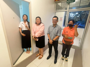 คกก.ดำเนินงานหอพักนักศึกษาตรวจเยี่ยมนักศึกษาที่พักอาศัยในหอพัก มรท.