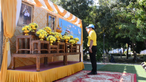 มรท. ร่วมกิจกรรมจิตอาสาพัฒนาเนื่องในวันคล้ายวันสวรรคตรัชกาลที่ 6
