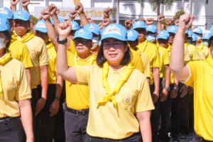 มรท. ร่วมกิจกรรมจิตอาสาพัฒนาเนื่องในวันคล้ายวันสวรรคตรัชกาลที่ 6