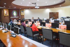 การประชุมนำเสนอผลการฝึกประสบการณ์การสอนของนักศึกษาโครงการแลกเปลี่ยน TRU - UNS Teacher Students Exchange 2023 จาก Sebelas Maret University (UNS) ประเทศอินโดนีเซีย