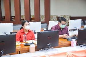 การประชุมนำเสนอผลการฝึกประสบการณ์การสอนของนักศึกษาโครงการแลกเปลี่ยน TRU - UNS Teacher Students Exchange 2023 จาก Sebelas Maret University (UNS) ประเทศอินโดนีเซีย