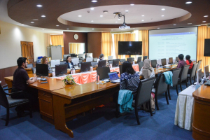 การประชุมนำเสนอผลการฝึกประสบการณ์การสอนของนักศึกษาโครงการแลกเปลี่ยน TRU - UNS Teacher Students Exchange 2023 จาก Sebelas Maret University (UNS) ประเทศอินโดนีเซีย