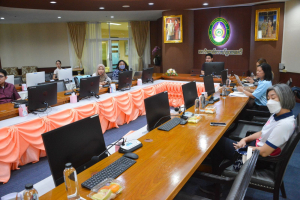 การประชุมนำเสนอผลการฝึกประสบการณ์การสอนของนักศึกษาโครงการแลกเปลี่ยน TRU - UNS Teacher Students Exchange 2023 จาก Sebelas Maret University (UNS) ประเทศอินโดนีเซีย