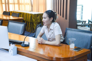การประชุมนำเสนอผลการฝึกประสบการณ์การสอนของนักศึกษาโครงการแลกเปลี่ยน TRU - UNS Teacher Students Exchange 2023 จาก Sebelas Maret University (UNS) ประเทศอินโดนีเซีย