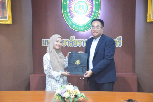 การประชุมนำเสนอผลการฝึกประสบการณ์การสอนของนักศึกษาโครงการแลกเปลี่ยน TRU - UNS Teacher Students Exchange 2023 จาก Sebelas Maret University (UNS) ประเทศอินโดนีเซีย